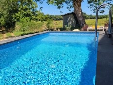 Maison T5 à la campagne avec jardin et piscine à Castéra-Lectourois